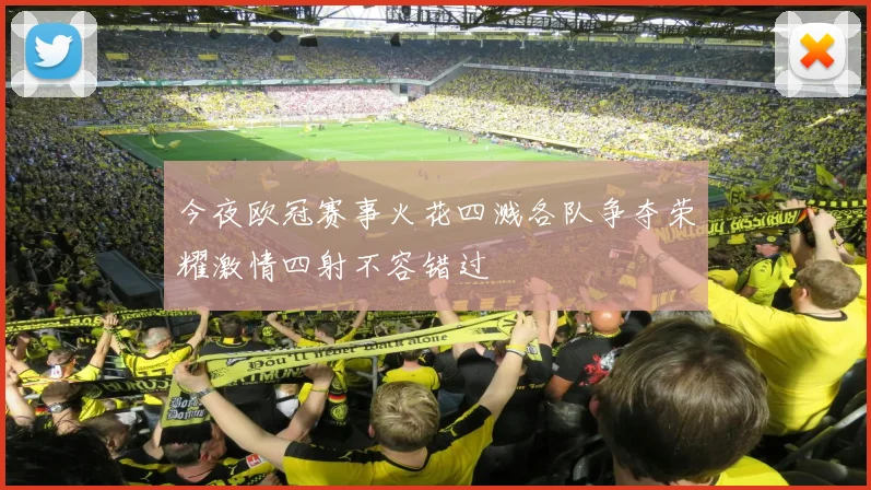 今夜欧冠赛事火花四溅各队争夺荣耀激情四射不容错过
