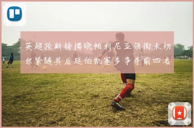 英超抢断榜揭晓帕利尼亚领衔米切尔紧随其后廷伯凯塞多争夺前四名